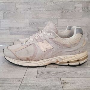 Men's New Balance 2002r White Grey Athletic Running Sneakers Shoes Size 11